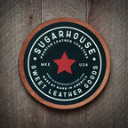 Lake Leather Coaster