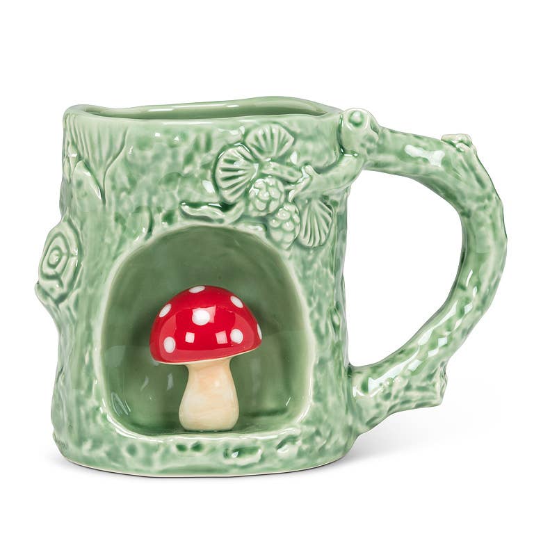 Nature Inspired Mug with Alcove-4"H(11oz): Cardinal