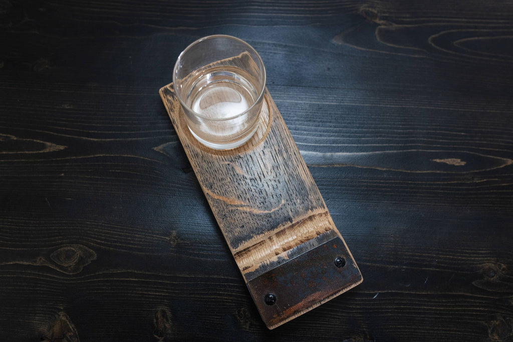 Whiskey Stave Cigar Tray: LIGHT