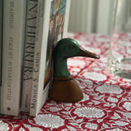 Fox Run Duck Decorative Bookend Set, Iron, 4.25”x2.9”x5.73"