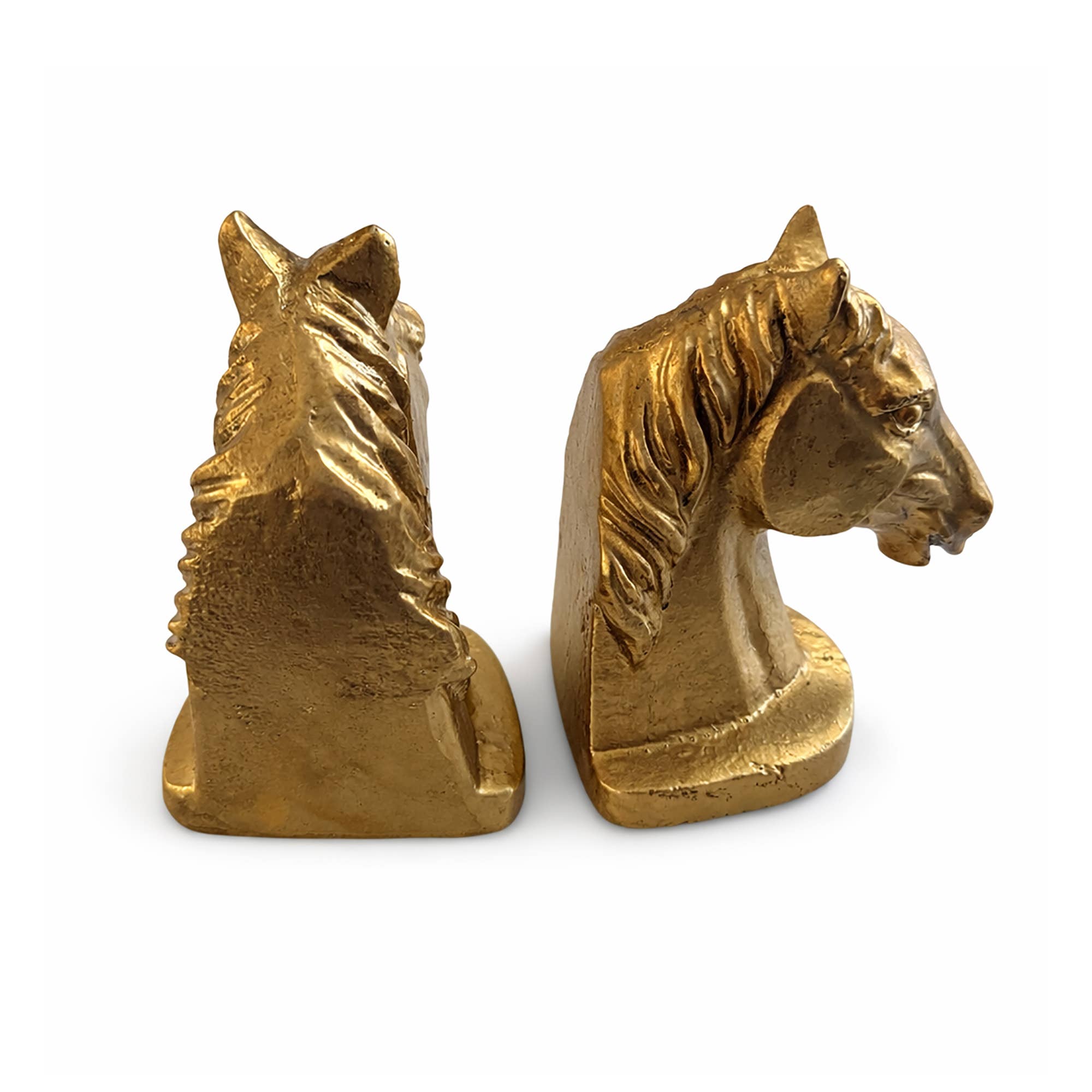 Fox Run Horse Head Decorative Bookend Set, Set of 2