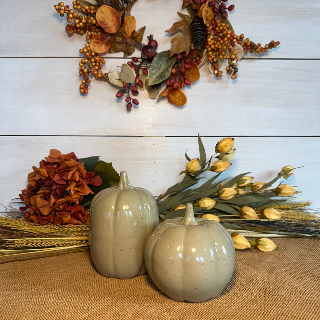 Short Glazed Pumpkin - Mocha