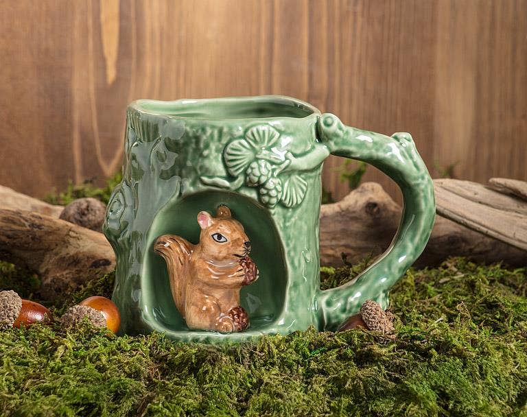 Nature Inspired Mug with Alcove-4"H(11oz): Cardinal