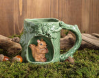 Nature Inspired Mug with Alcove-4"H(11oz): Squirrel