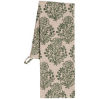 Viridian Block Print Dishtowel