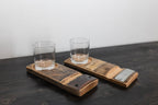 Whiskey Stave Cigar Tray: LIGHT