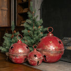 12" RED STAR SLEIGH BELL