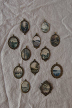 Landscape Antique Style Magnet Sets: Set of 5