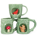 Nature Inspired Mug with Alcove-4"H(11oz): Squirrel