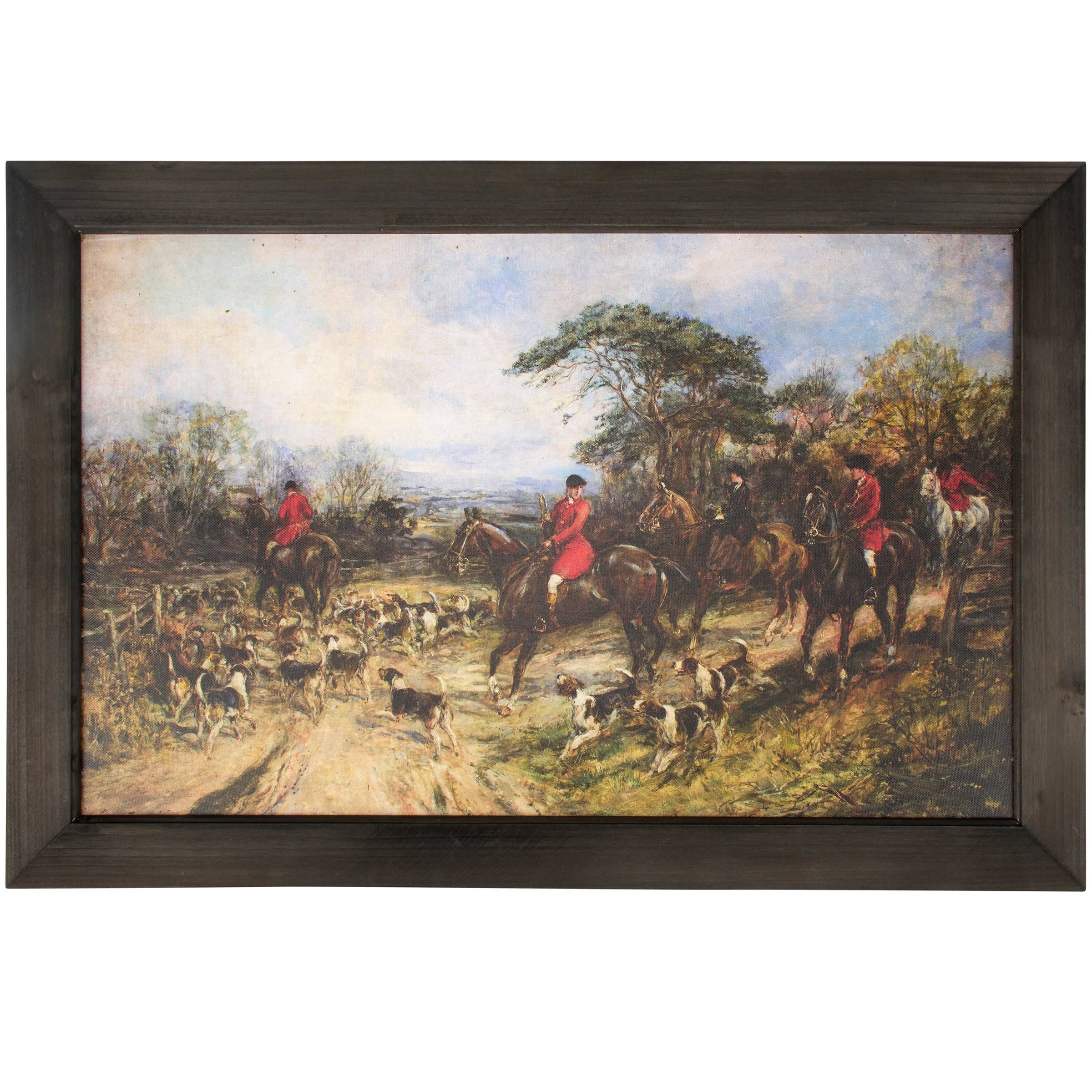 Fox Hunt Framed Wall Art