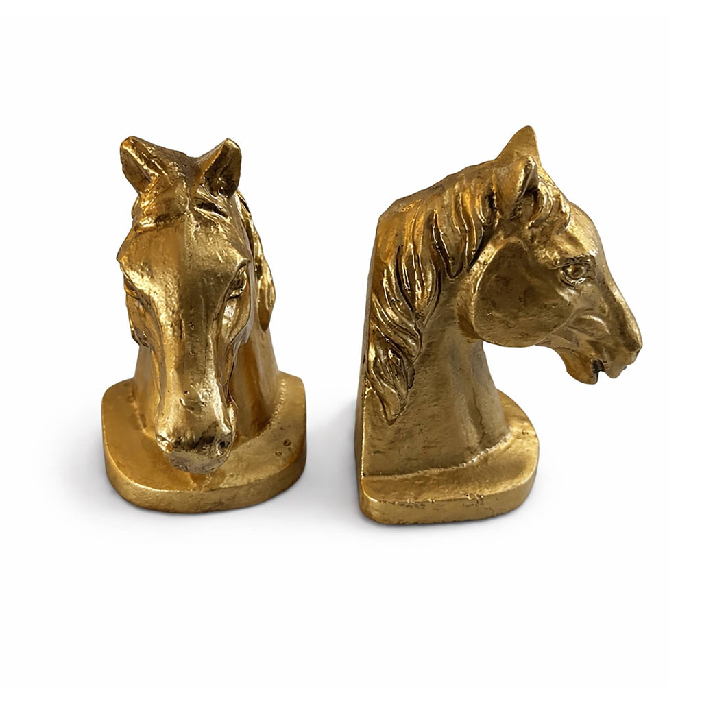 Fox Run Horse Head Decorative Bookend Set, Set of 2