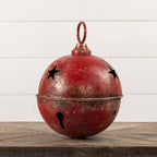 12" RED STAR SLEIGH BELL