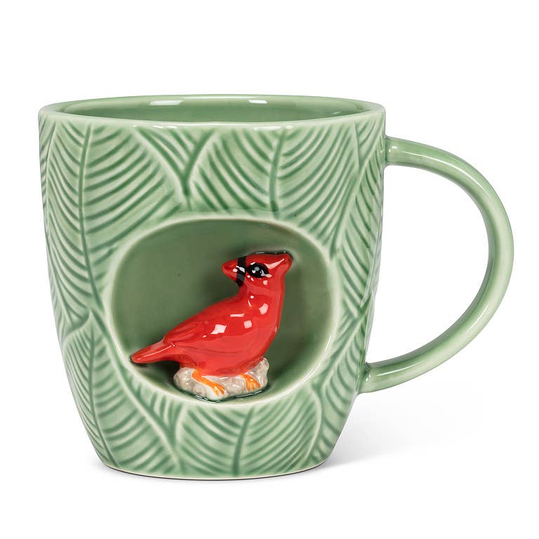 Nature Inspired Mug with Alcove-4"H(11oz): Cardinal