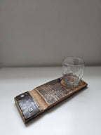 Whiskey Stave Cigar Tray: LIGHT