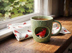 Nature Inspired Mug with Alcove-4"H(11oz): Cardinal