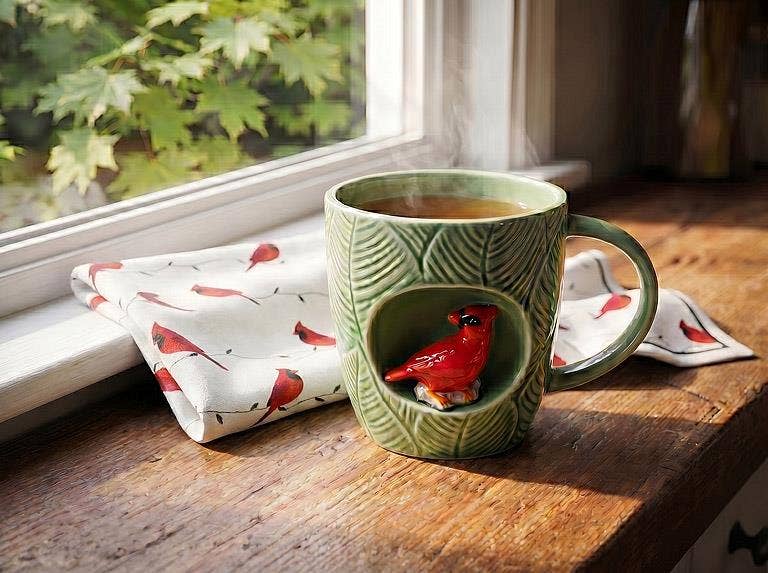 Nature Inspired Mug with Alcove-4"H(11oz): Mushroom