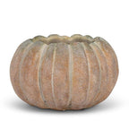 Cement Pumpkin Planter: Large Tall (9.5"H)