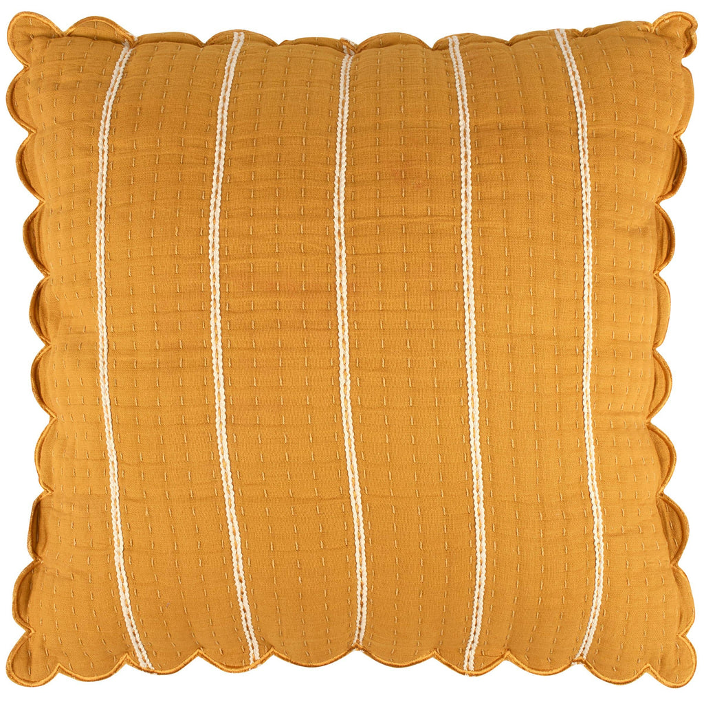 Saffron Scallop Pillow