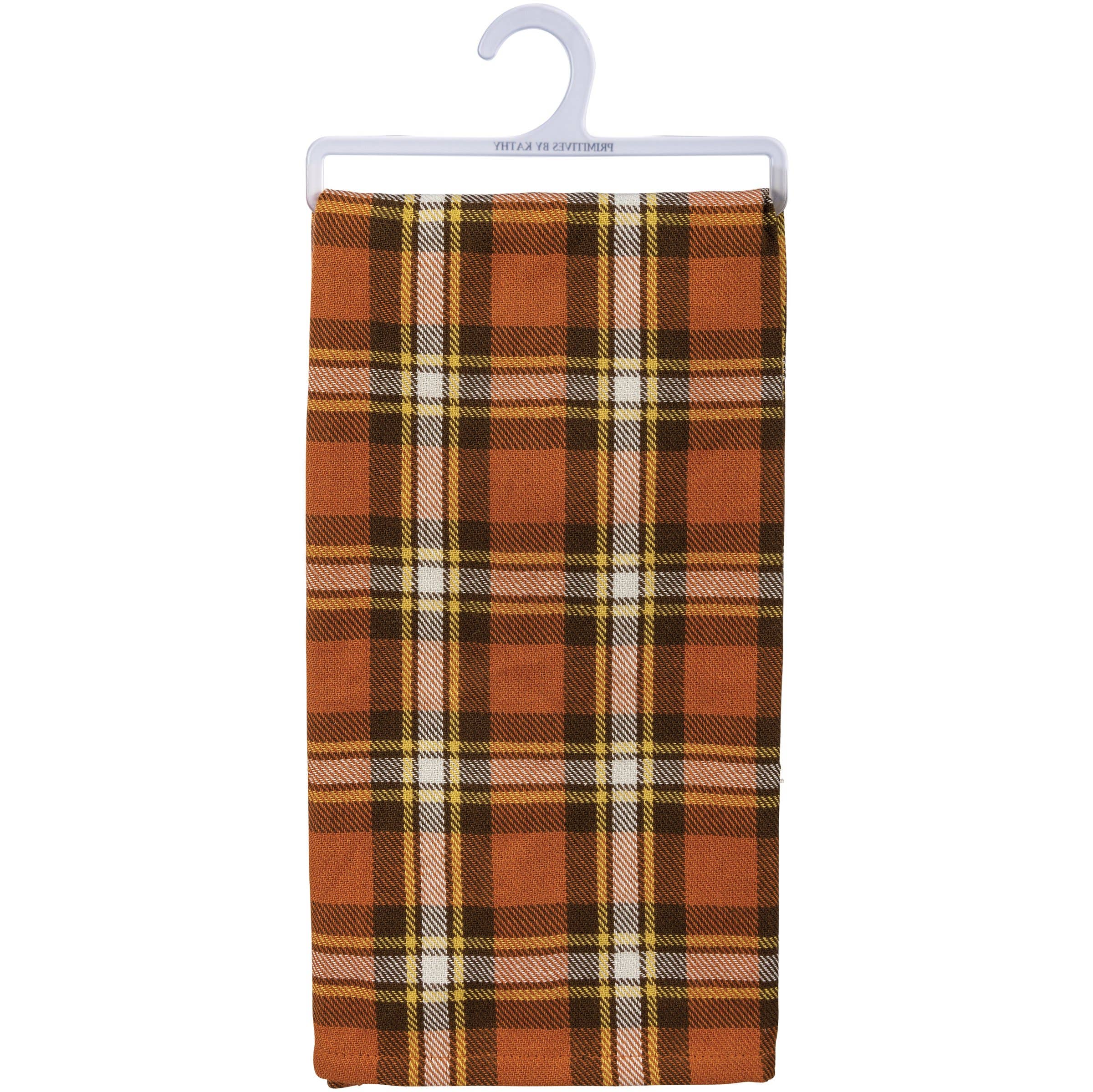 Fall Plaid Kitchen Towel