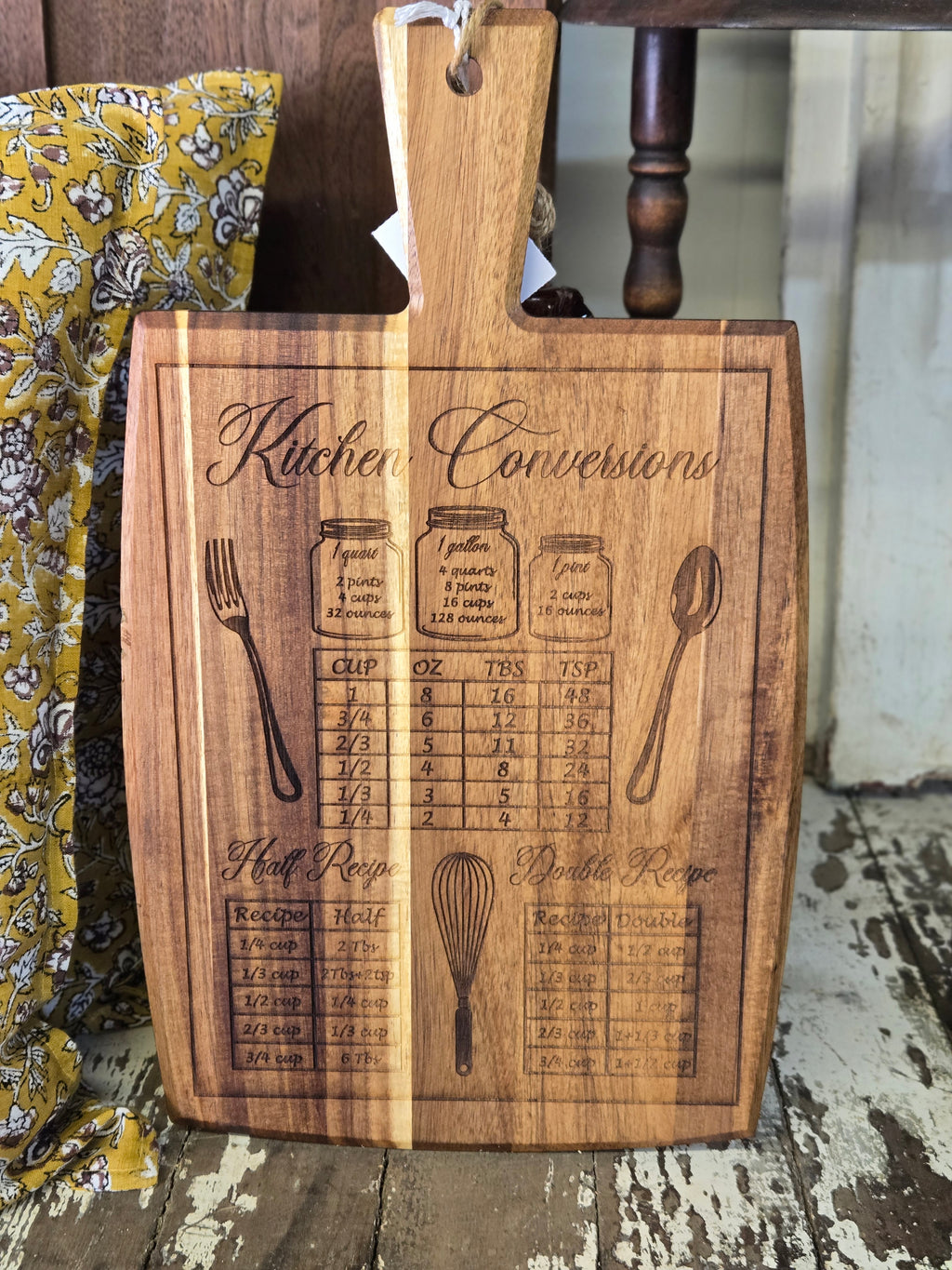 Kitchen Conversion Cutting Board