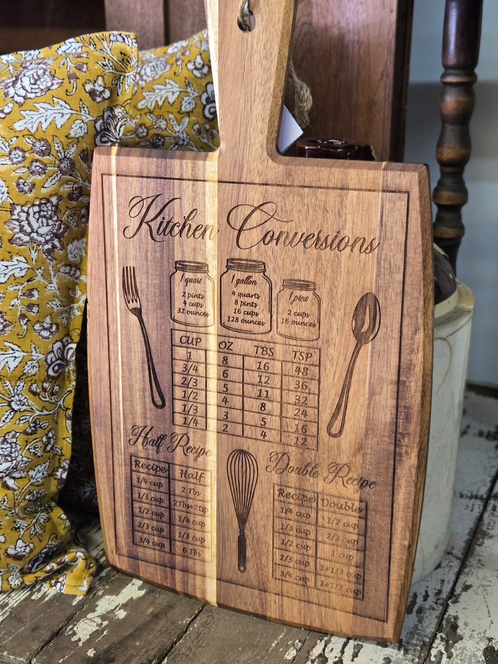 Kitchen Conversion Cutting Board
